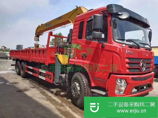 湖北出售二手后八輪徐工12噸隨車吊