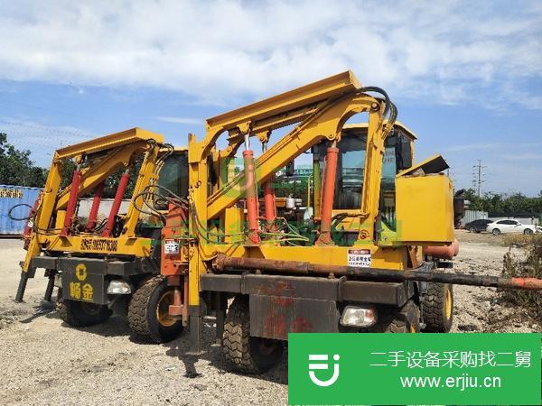 山東出售二手護欄打樁機