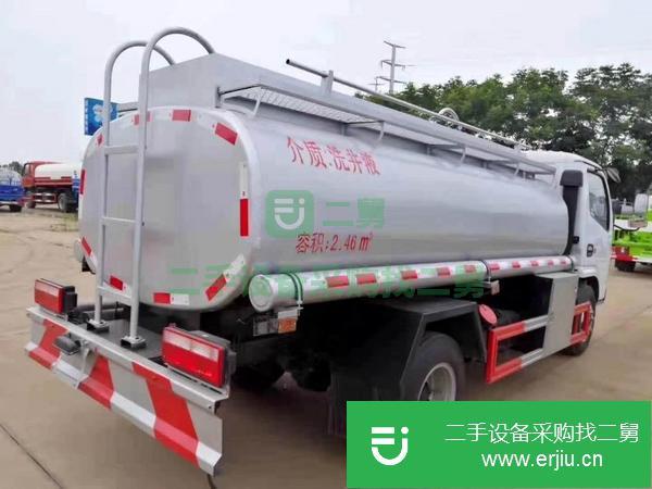 新疆出售二手藍牌洗井液運輸車