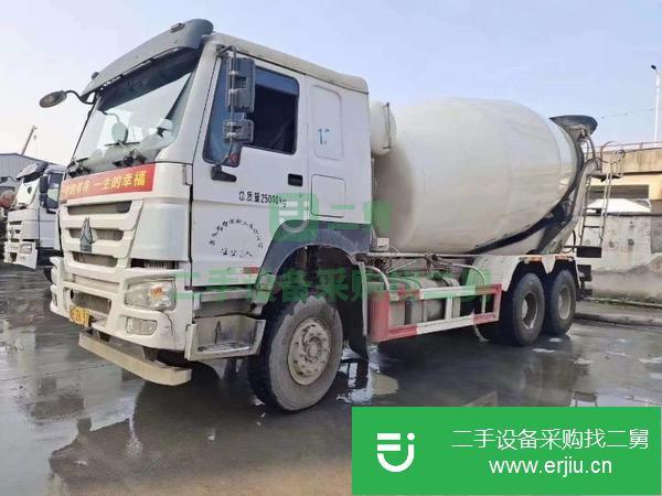 黑龍江出售二手17年12月大14方攪拌車