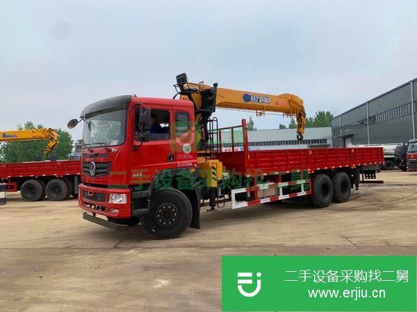 湖北出售二手東風14噸隨車吊