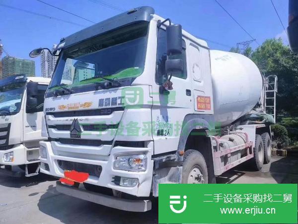 甘肅出售二手豪沃攪拌車，唐鴻上裝 大十五拉十七方
