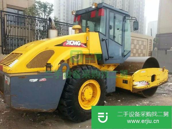 河南出售二手徐工30噸壓路機