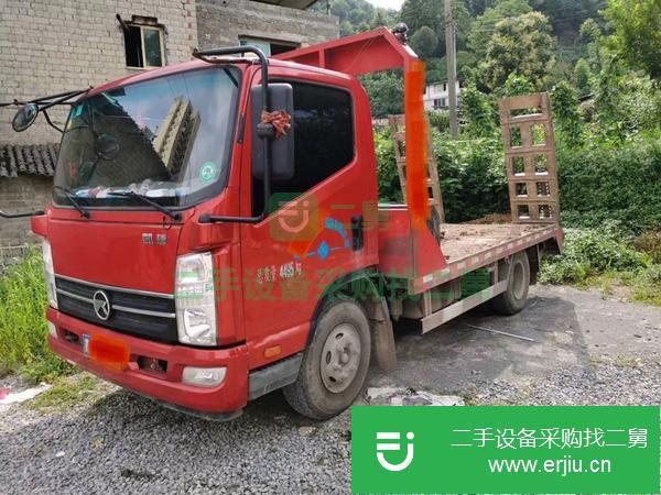 湖南出售二手國五藍(lán)牌平板運(yùn)輸車,手續(xù)齊全