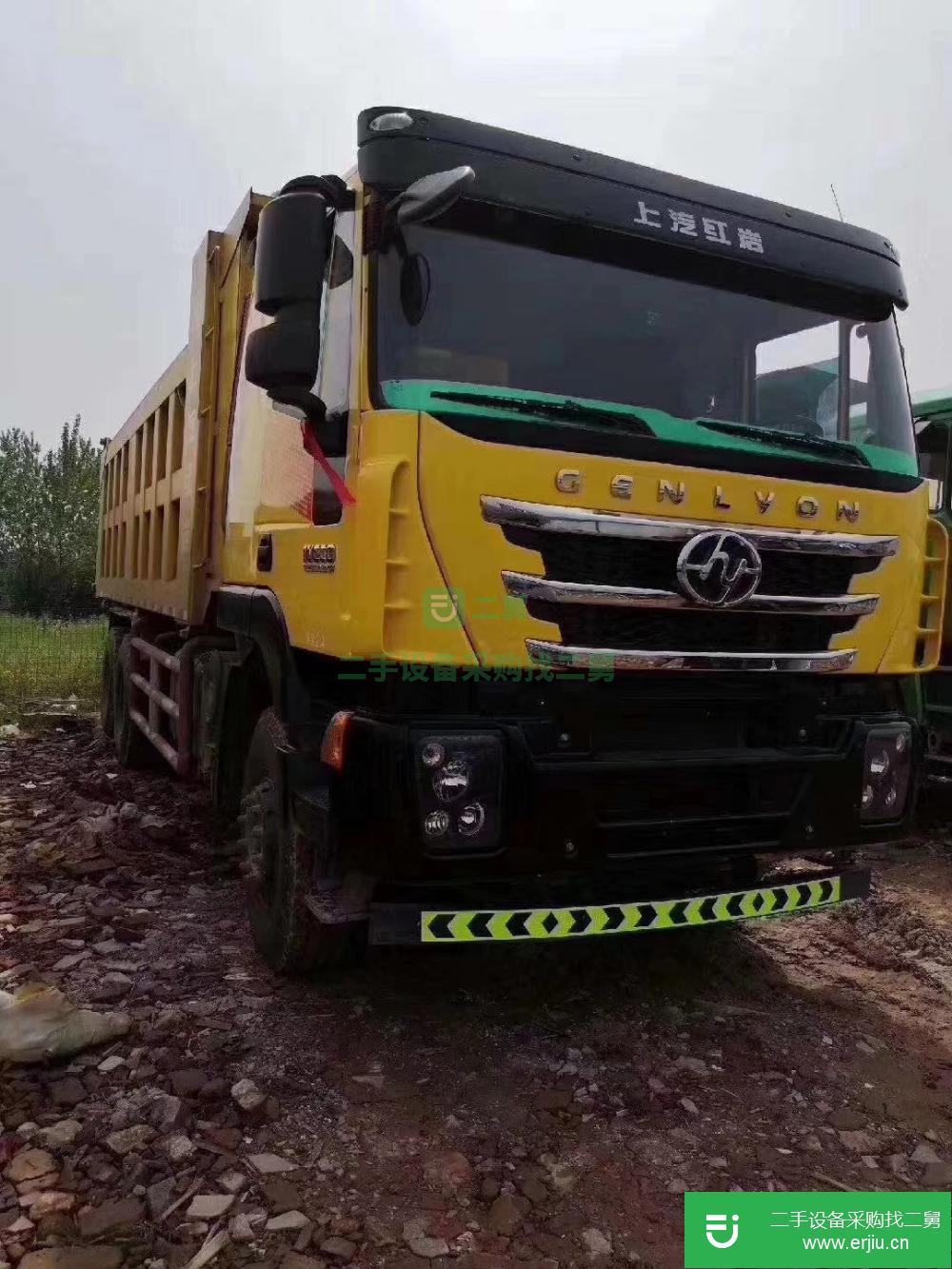 貴州出售二手杰獅后八輪自卸車