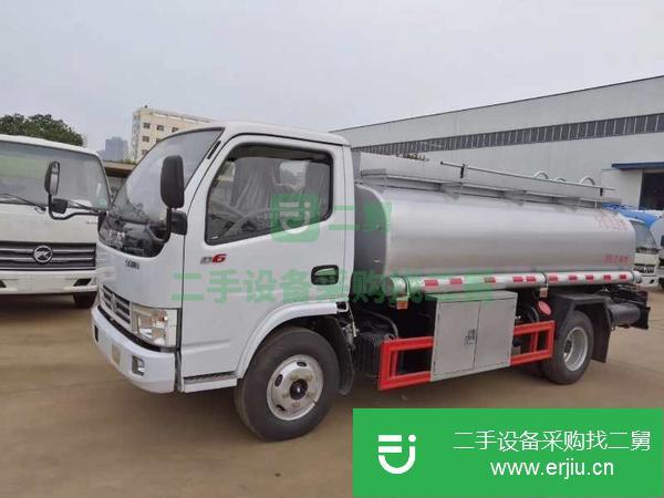 陜西出售二手4噸藍牌洗井液運輸車