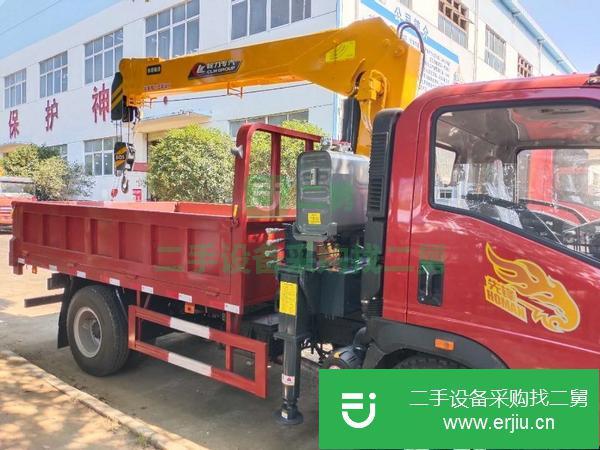 寧夏出售二手重汽豪曼5噸隨車吊