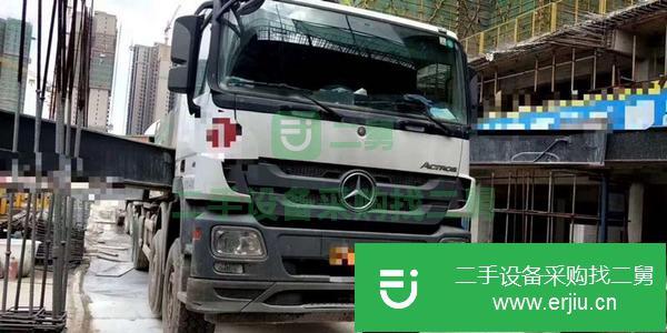 廣西出售二手18年中聯奔馳56米泵車國5