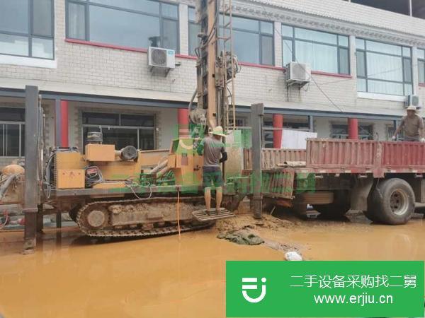 山東出售二手鉆孔機，3米塔，帶240米鉆桿