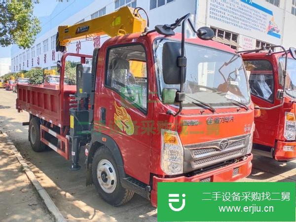 寧夏出售二手重汽豪曼5噸隨車吊