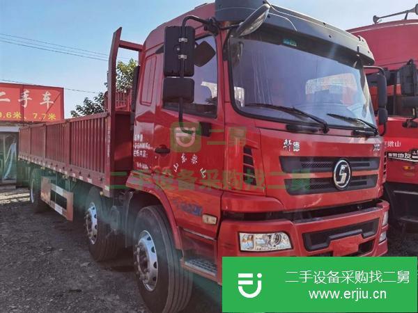 福建出售二手17年陜汽國五7.7米平板貨車,245馬力濰柴發動機