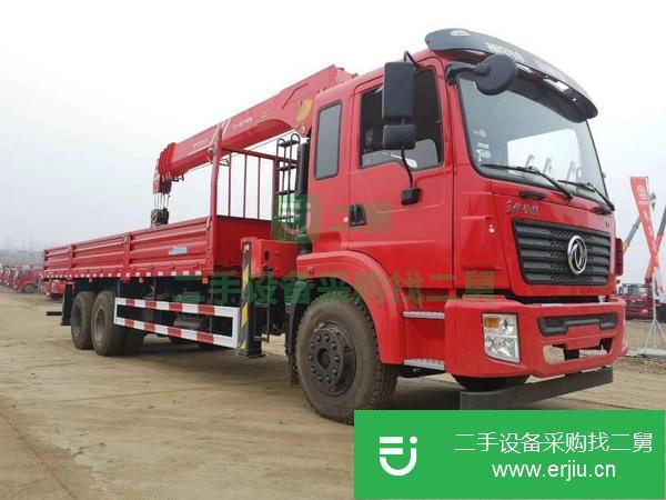 青海出售東風錦程前四后八吊車 上裝三一12噸吊機