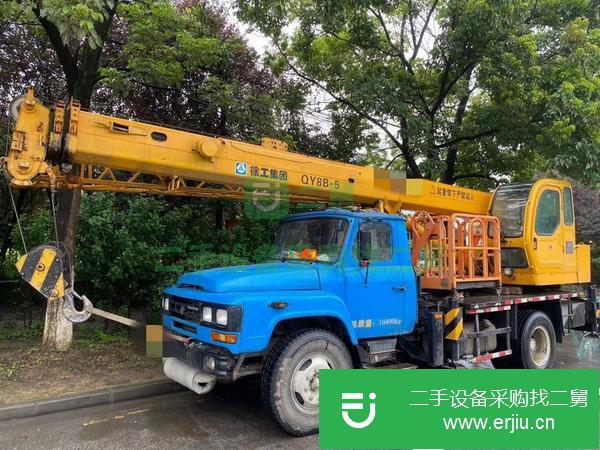 江蘇出售二手13年5月徐工8b.5汽車吊手續齊全
