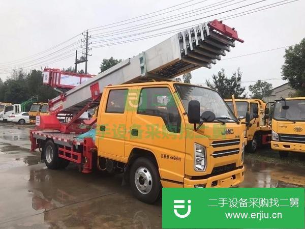 山東出售二手藍(lán)牌32米云梯車