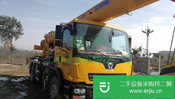 甘肅出售二手徐工吊車12噸四節臂國五
