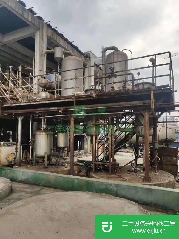 山東出售二手鈦材雙效兩噸蒸發器