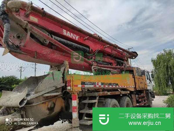 河北出售二手09年40米泵車手續齊全