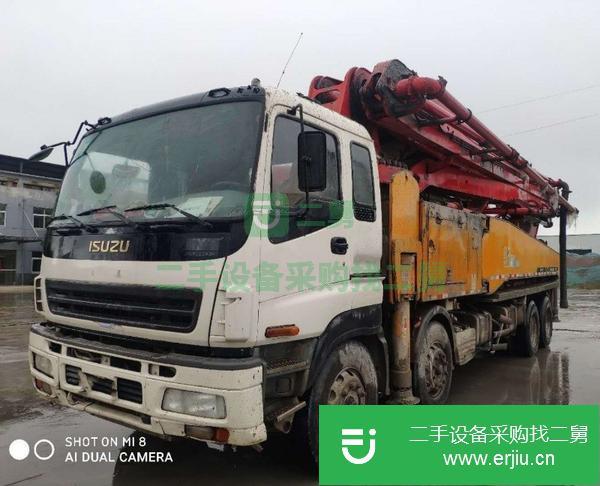 湖南出售二手三一泵車，五十鈴50米底盤