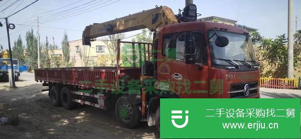重慶出售二手東風前四后八吊車  上裝徐工16噸吊機