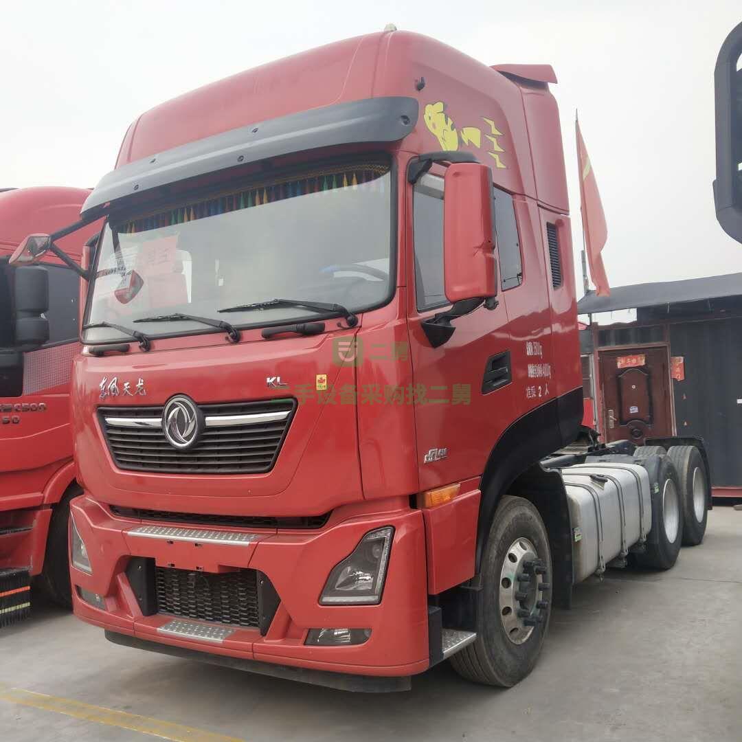 出售二手東風天龍天V牽引車 18年8月520馬力