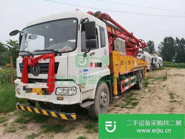 山東出售17年農建國五37米泵車，干活的車，精品車況