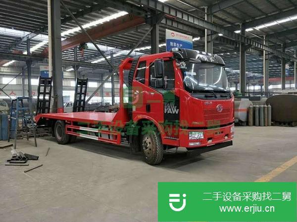 湖北出售二手單橋解放J6平板運輸車