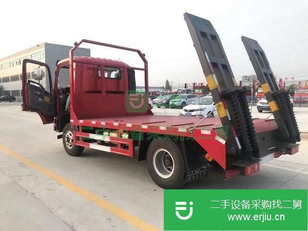 湖北出售二手挖機平板運輸車
