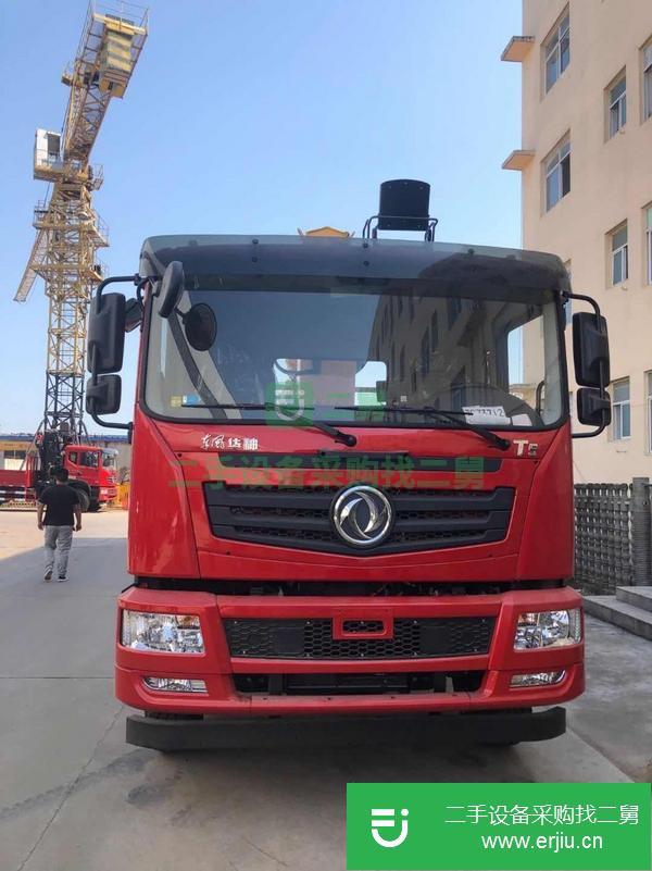 湖北出售二手東風T5前四后八隨車吊配12噸徐工吊機