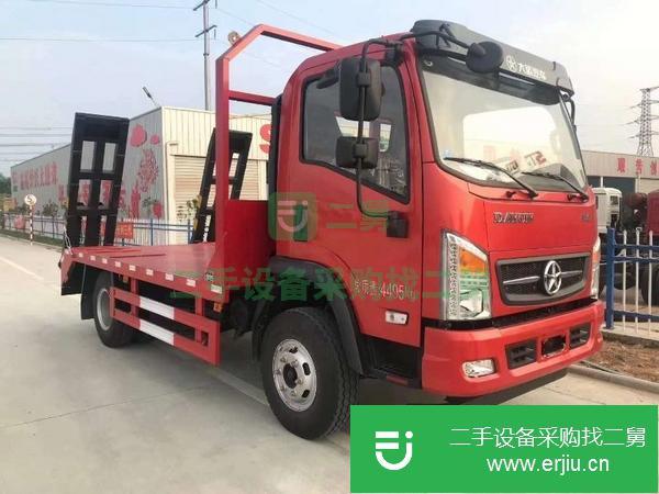 湖北出售二手挖機平板運輸車
