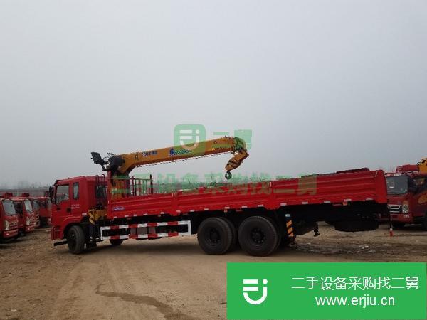 青海出售二手后八輪徐工12噸隨車吊