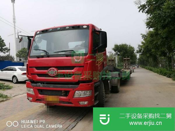 河北出售二手解放悍威平板運(yùn)輸車