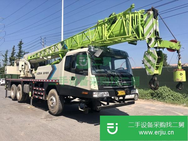 河南出售二手雷薩25噸國五五節(jié)臂吊車車況很好