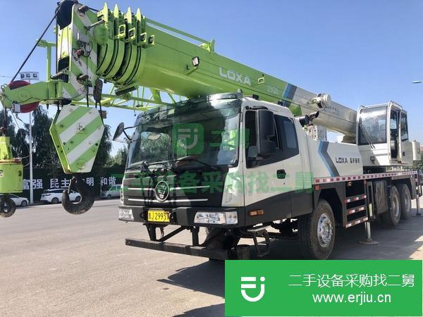 河南出售二手雷薩25噸國五五節(jié)臂吊車車況很好