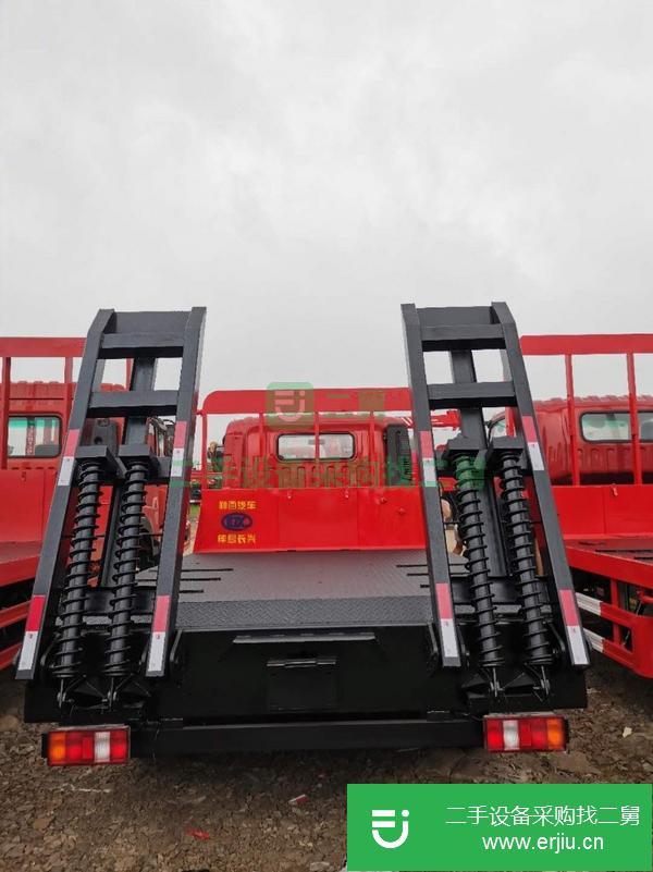 黑龍江出售二手重汽豪曼藍牌平板運輸車