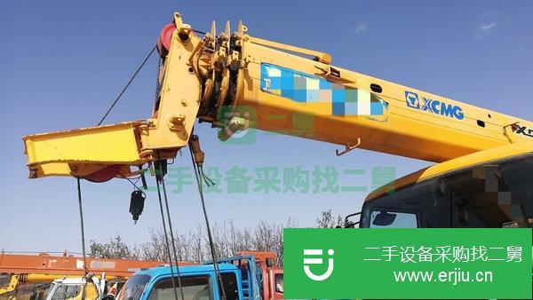 甘肅出售二手徐工吊車12噸四節臂國五