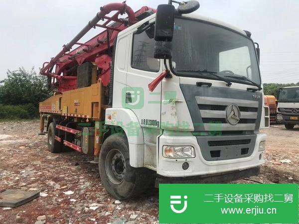 重慶出售二手三一重工18年37米泵車國五排放