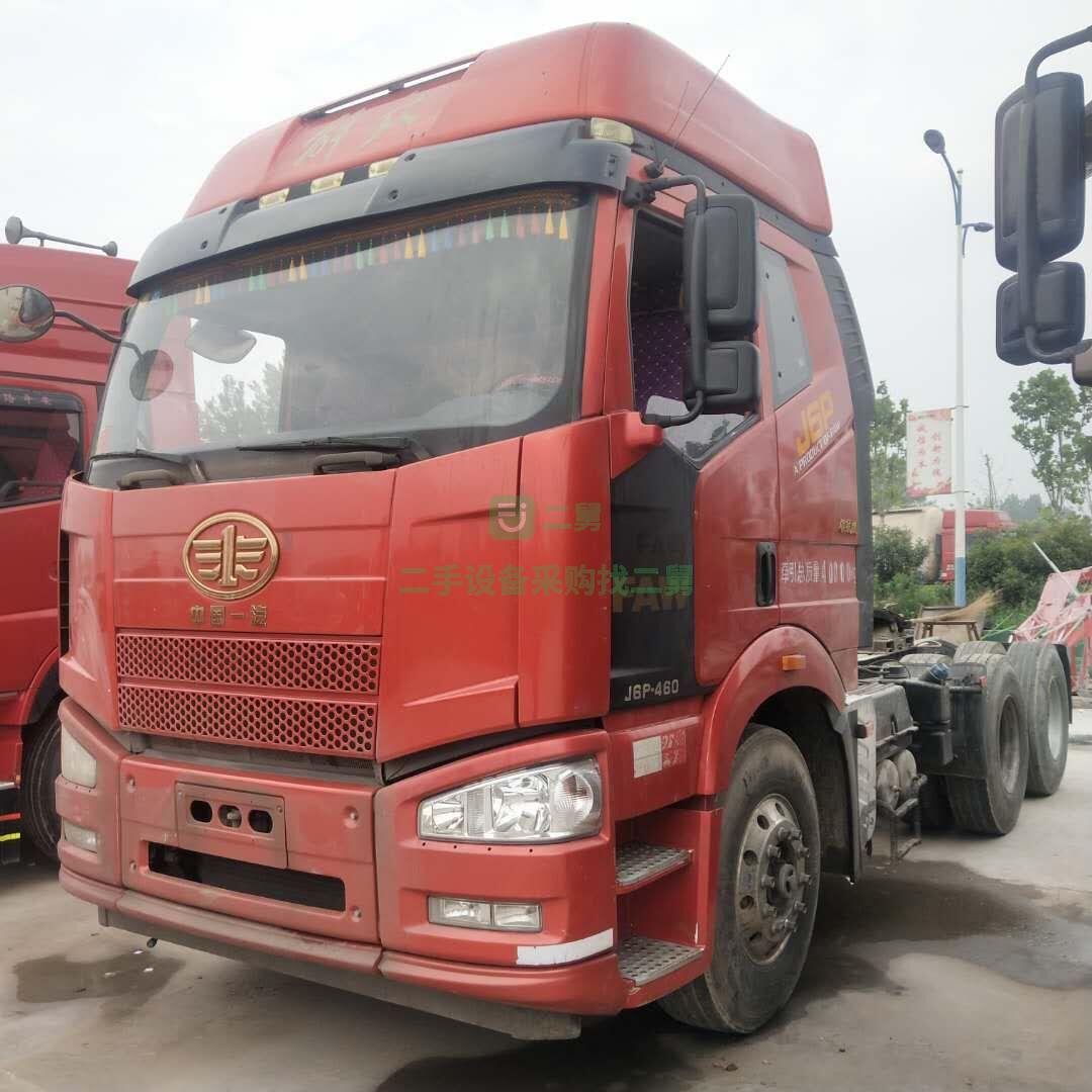 出售二手解放19年3月J6P牽引車550馬力