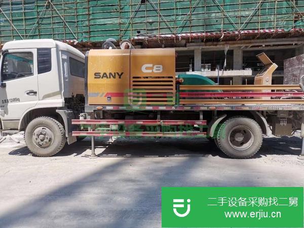 湖南出售二手三一10020國五車載泵手續齊全包提檔