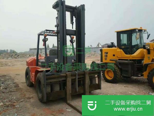 河南出售二手高門架10噸叉車,無大修原版原漆