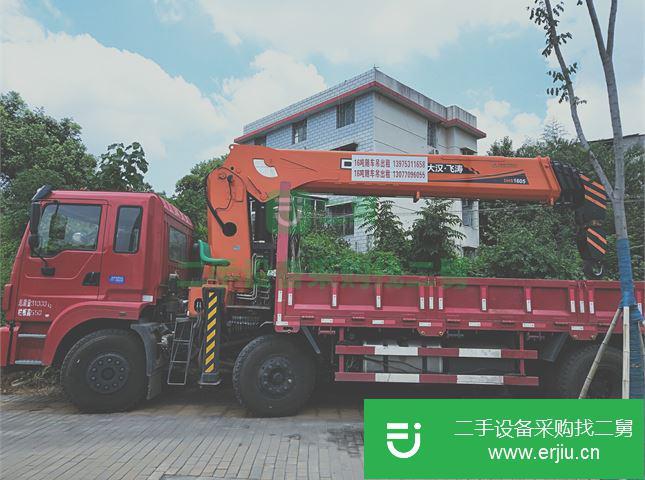 湖南出售二手東風16噸隨車吊