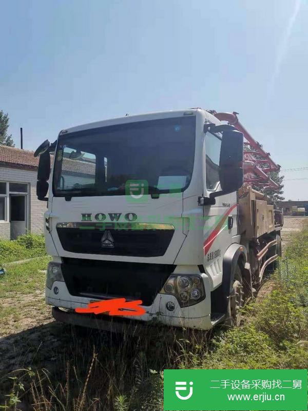天津出售二手17年三一豪沃30米泵車