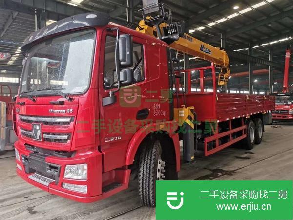 西藏出售二手徐工12噸雙聯泵隨車吊