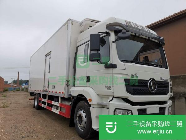 黑龍江出售二手陜汽軒德M3000單橋7.9米冷藏車
