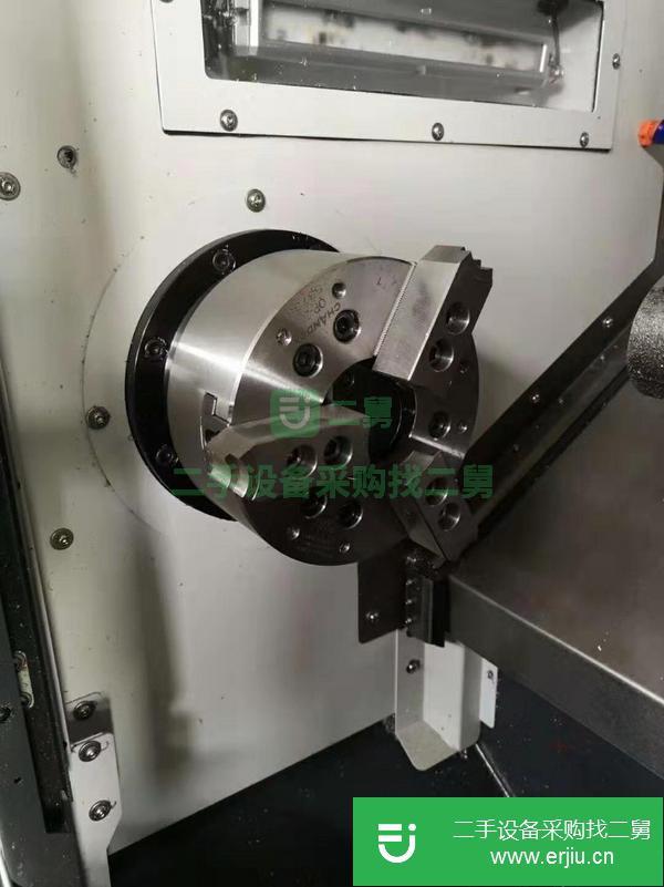 江蘇出售二手凱豐數控斜身車床帶排削機尾座