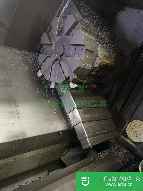 江蘇出售二手臺(tái)灣鉅基UT200P數(shù)控斜身車床