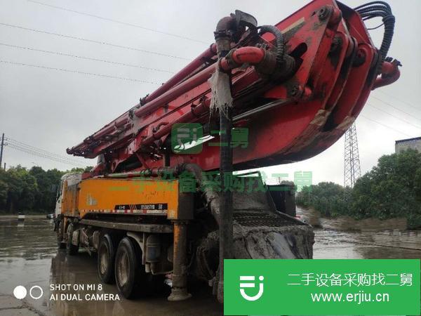湖南出售二手三一泵車，五十鈴50米底盤