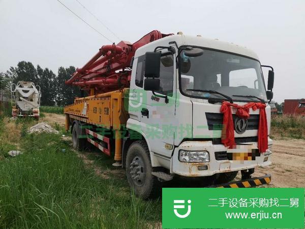 山東出售17年農建國五37米泵車，干活的車，精品車況