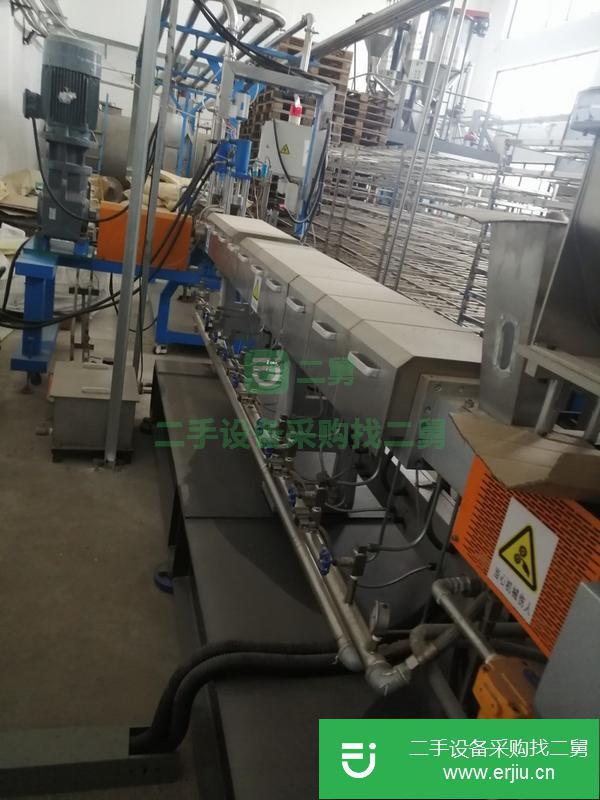 山東出售二手雙螺桿擠出造粒機組