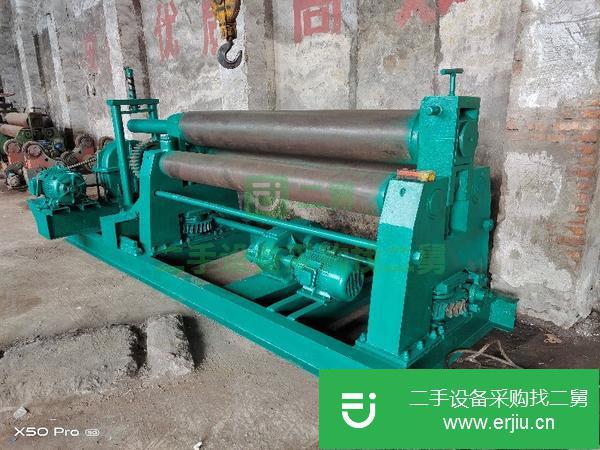 山東出售二手實(shí)心國標(biāo)W11-20*2200對(duì)稱式機(jī)械自動(dòng)卷板機(jī)