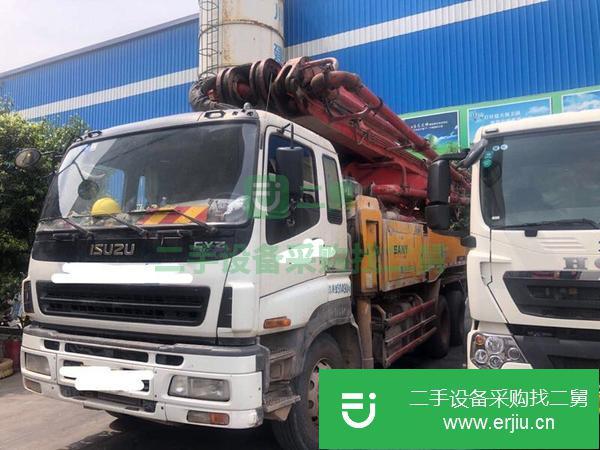 湖南出售二手三一46米泵車雙油泵大排量